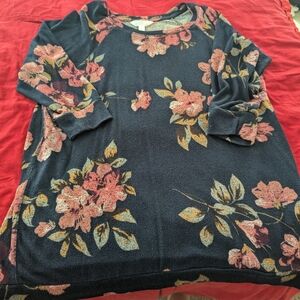 Market and spruce floral sweater